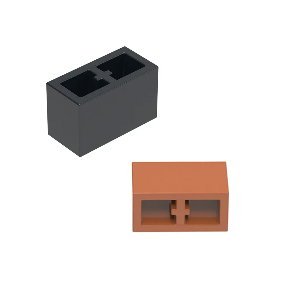 MOC 10 قطعة عالية 2-Hole 3004 واط مزدوجة الجانب اللبنات عدة منزل القلعة الجسيمات متوافق لتقوم بها بنفسك لعب هدايا عيد ميلاد الأطفال