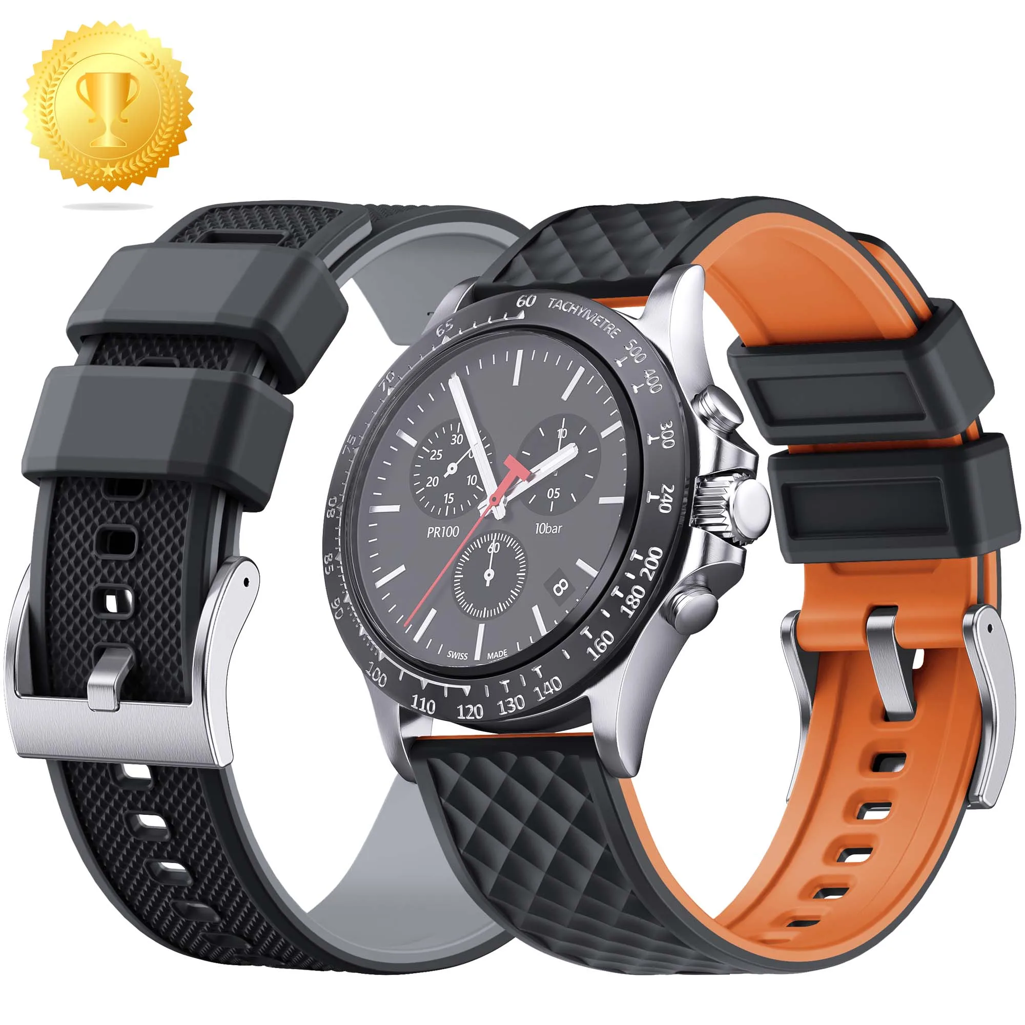 

18mm 20mm 22mm 24mm Watch Nylon Strap For Samsung Galaxy Watch 3 4 5 Pro 46mm 42mm Active2 Amazfit Bip S3 Frontier Sports Band