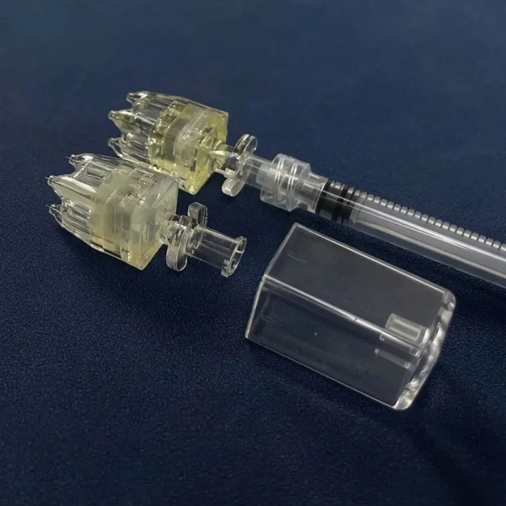 

Crystal Multi Needle Mesotherapy 5pins Injection Hydrating 32G 2.0 Meso Gun Injector Multi Needle