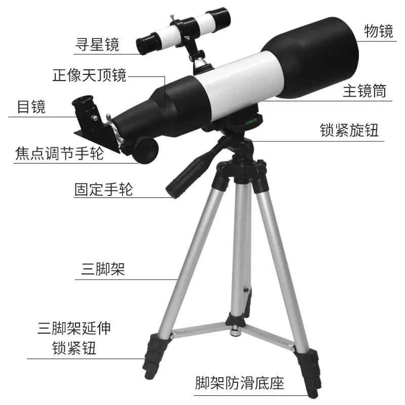70400education and learning Stargazing Heaven and Earth 2-in-1 High Power Astronomy Monocular   Telescope