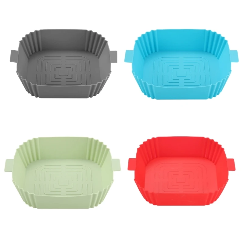 Reusable Silicone Oven Baking Tray Pizza Fried Chicken Basket for Air Fryer