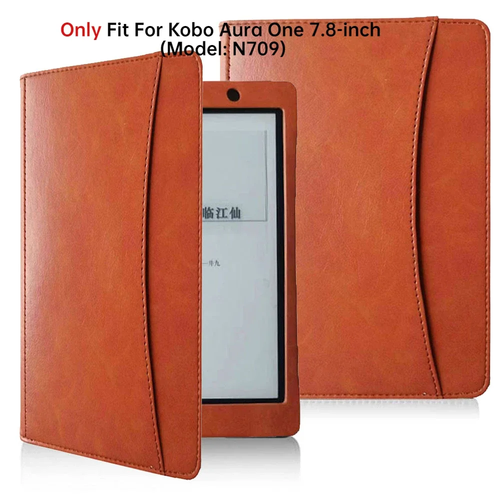 

For 7.8 inch Kobo Aura One Protective Shell, Leather Hard Cover for Kobo Model N709 Case【Only Fit For Kobo Aura One E-Reader