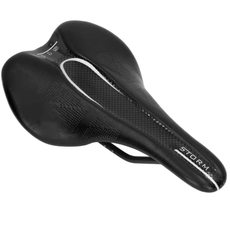 

Mountain Bike Saddle Microfiber Leather Ultralight Soft Mountain Bike Seat Cushion For Road Bicycle Black