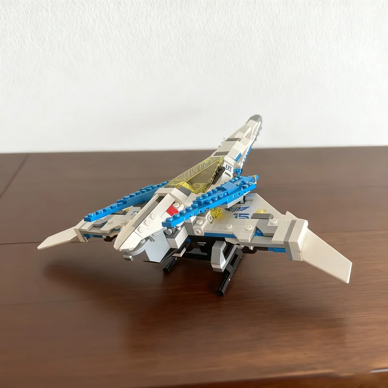 352 stücke MOC Stern Fuchs Arwing Minifigur Skala Icons Modell Bausteine Architektur Bildung Weihnachten Geschenke Spielzeug Ziegel