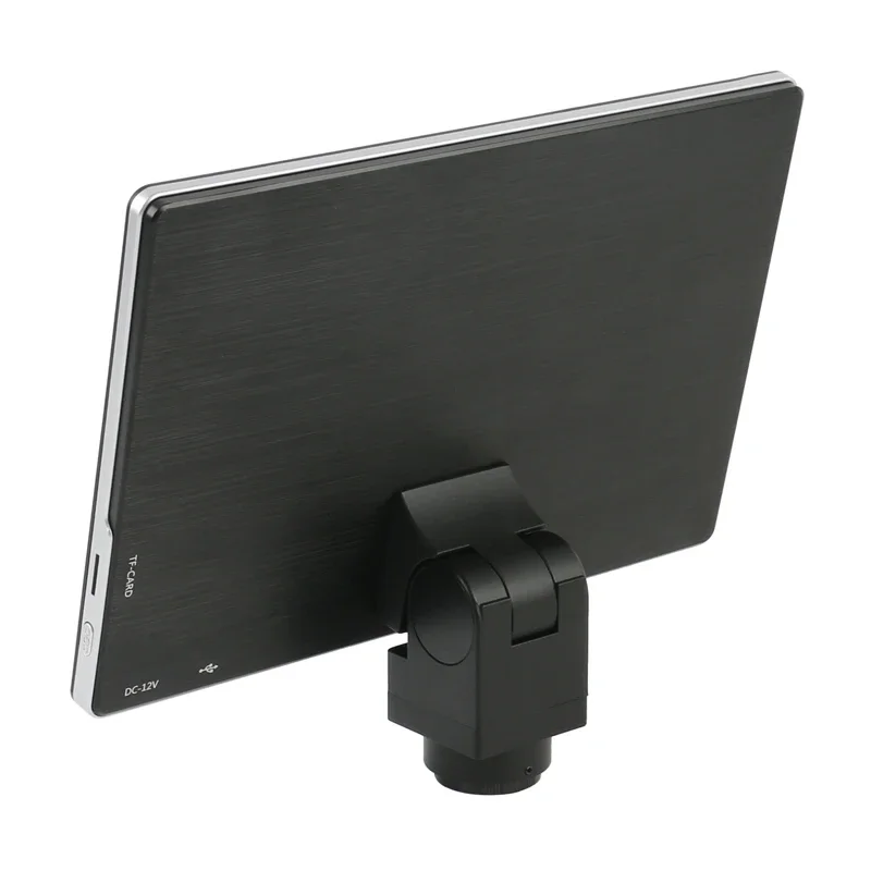 كاميرا مجهر فيديو صناعية ، شاشة LCD رقمية USB ، مجهر ستيريو ثلاثي العين ، عدسة أحادية ، مستشعر سوني ، 5.0MP ، 9"