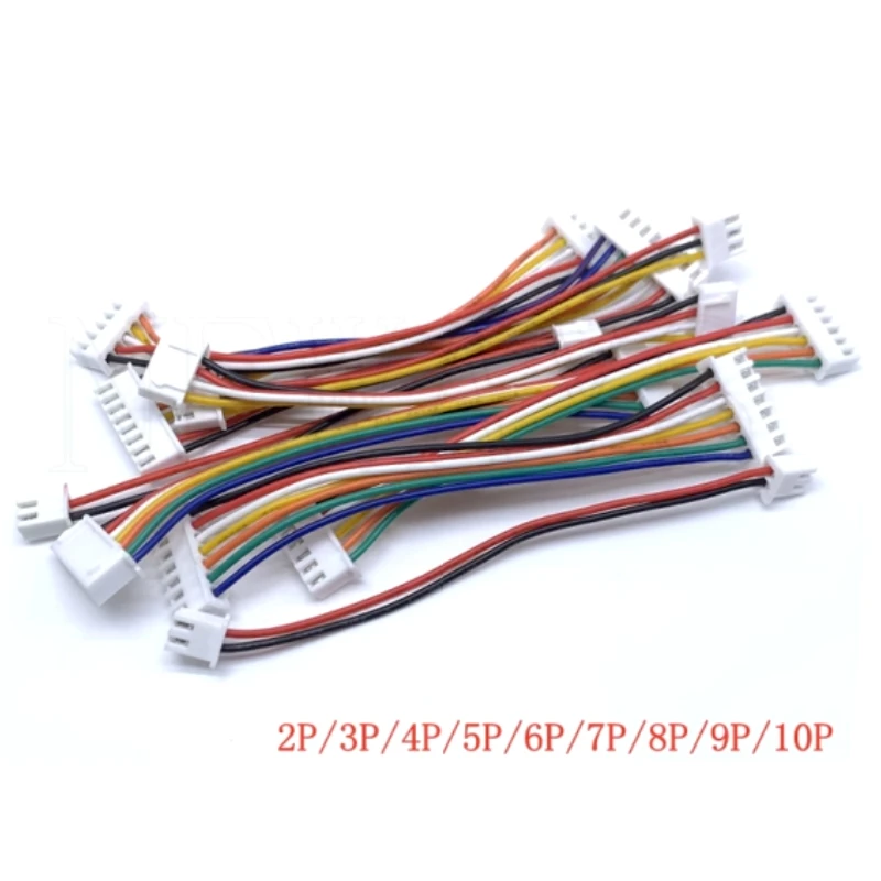 10PCS XH2.54 Electronic Wire Terminal Wire Double Head 10cm/20cm/30cm Cable 26awg Double Head Same side / Reverse side Connector