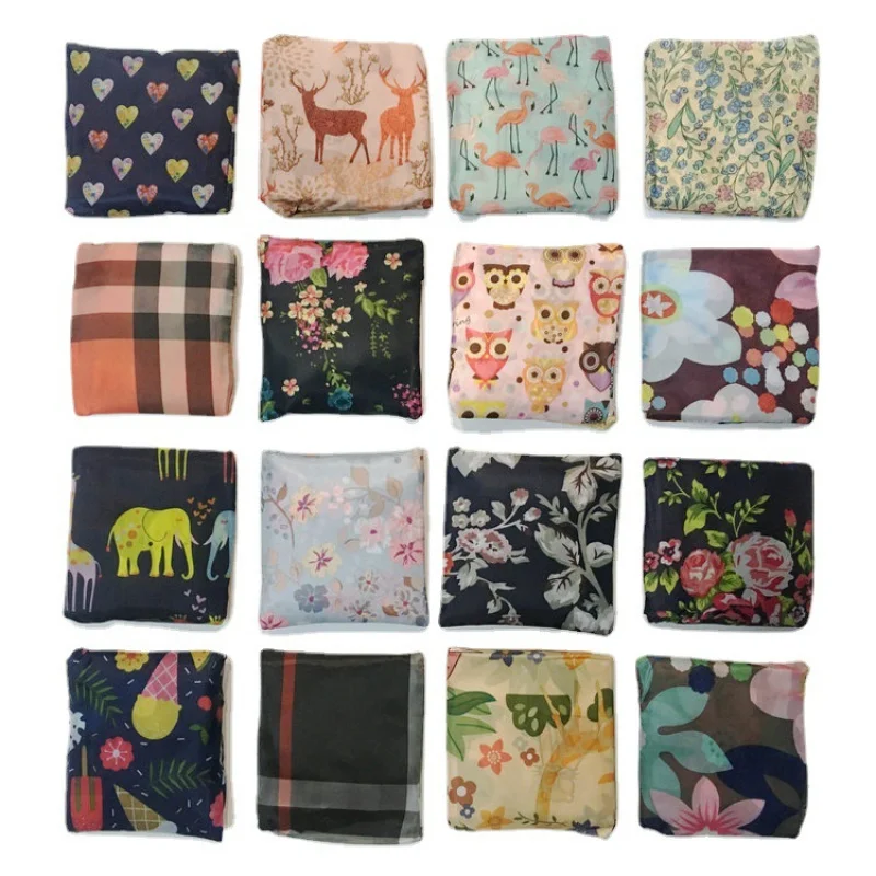 

Thick Animal Cartoon Flower 210D Fabric Foldable Shopping Bag