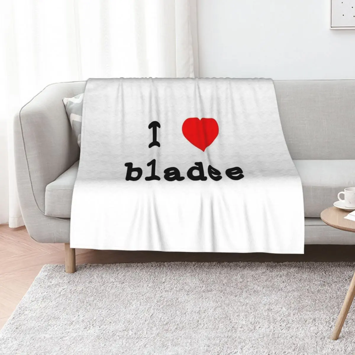 

i heart bladee Throw Blanket For Sofa Thin Loose Decorative Beds Bed covers Blankets