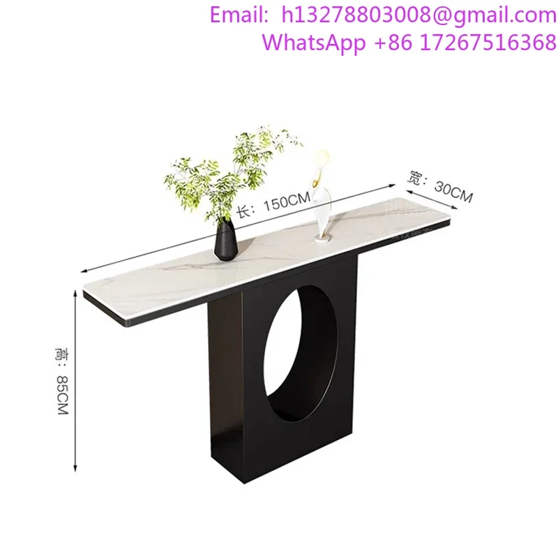 

Metal Modern Hallway Lobby Console Table Luxury Entrance Tisch Wohnzimer Living Room Furniture