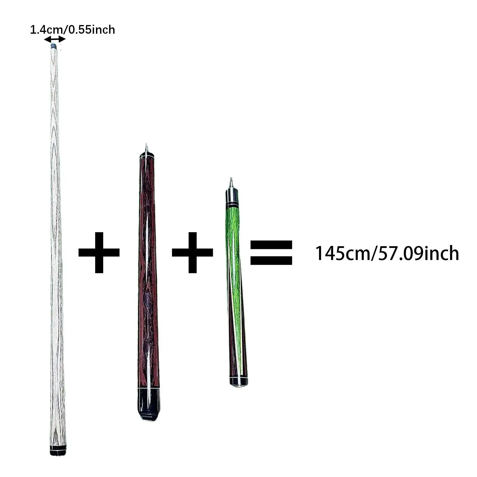 عصا البلياردو ذات الانحراف المنخفض، أزياء مريحة احترافية مصنوعة يدويًا #6