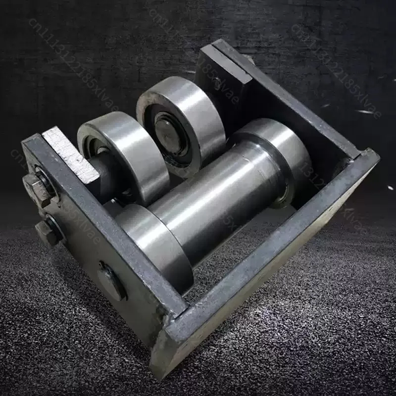 No.10/12/18 I-beam Rail Matching Guide Wheel Frame A3 Steel Double Roller Bracket Lifting Cargo Elevator Spare Part