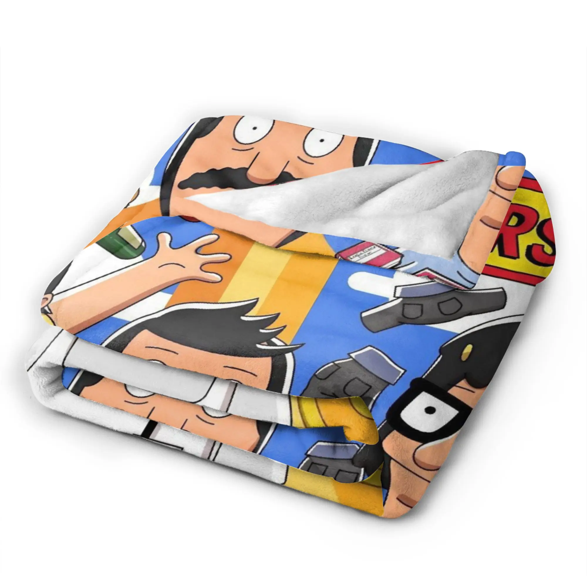 Bob Burgers  Blanket  Soft Warm Novelty Plush Bedding Throws For Students Outdoor Flannel Bedspread Bed Cover