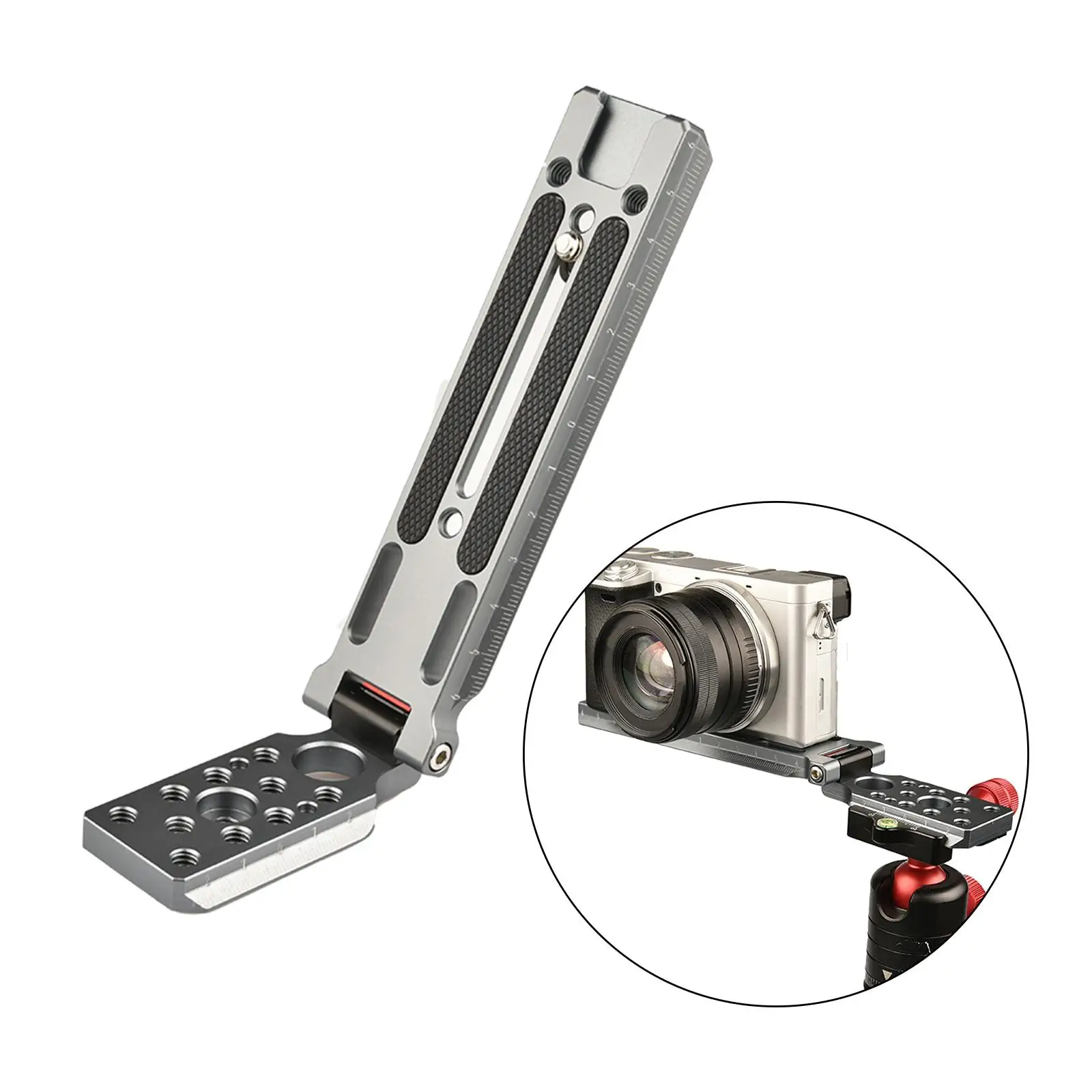 

Camera L Bracket Quick Release Plate for Tripod Head Stabilizer Landscape Portrait Photography