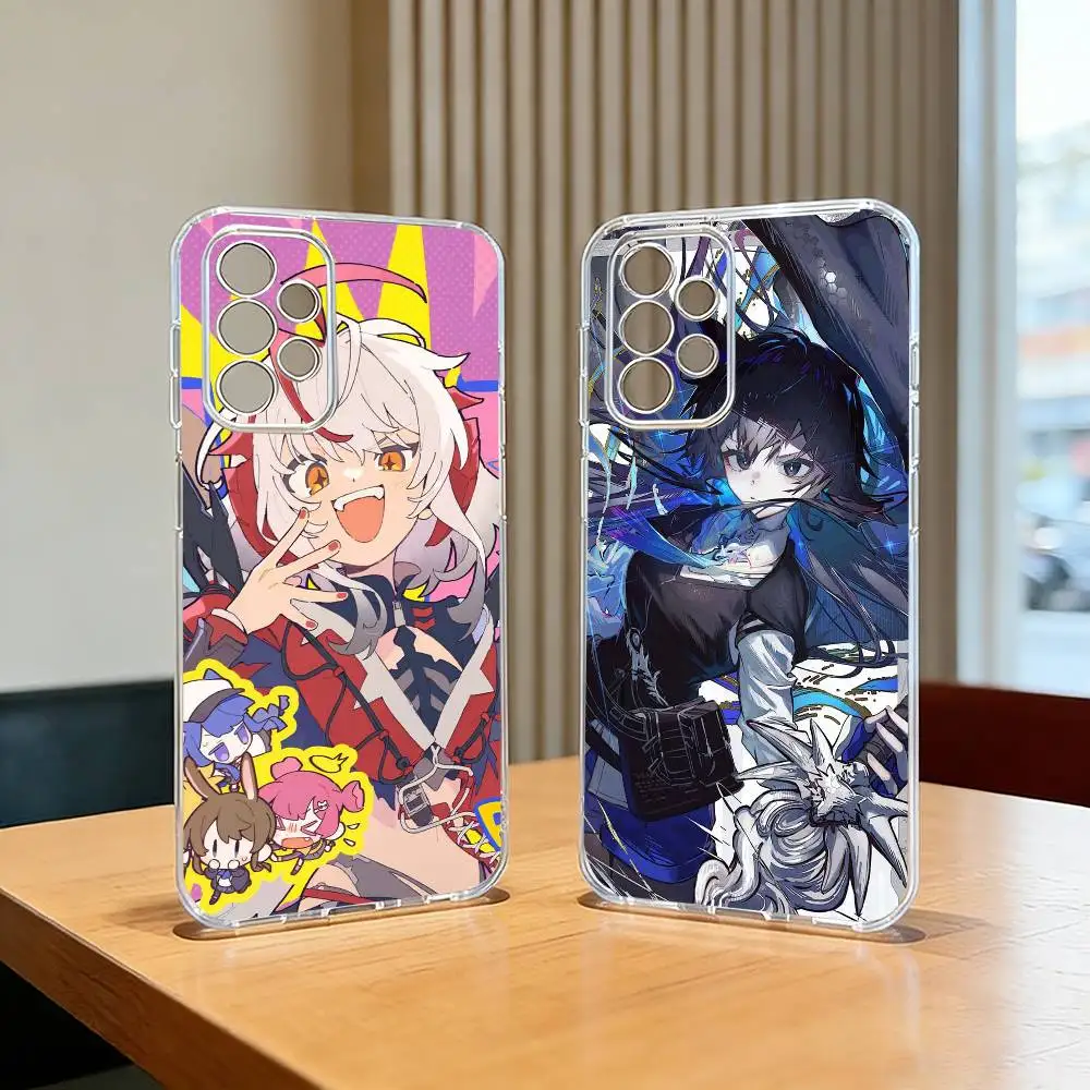 Mobile game A-Arknights  Phone Case For Samsung S25,S24,S21,S22,S23,S30,Ultra,S20,Plus,Fe,Silicone Transparent Cover