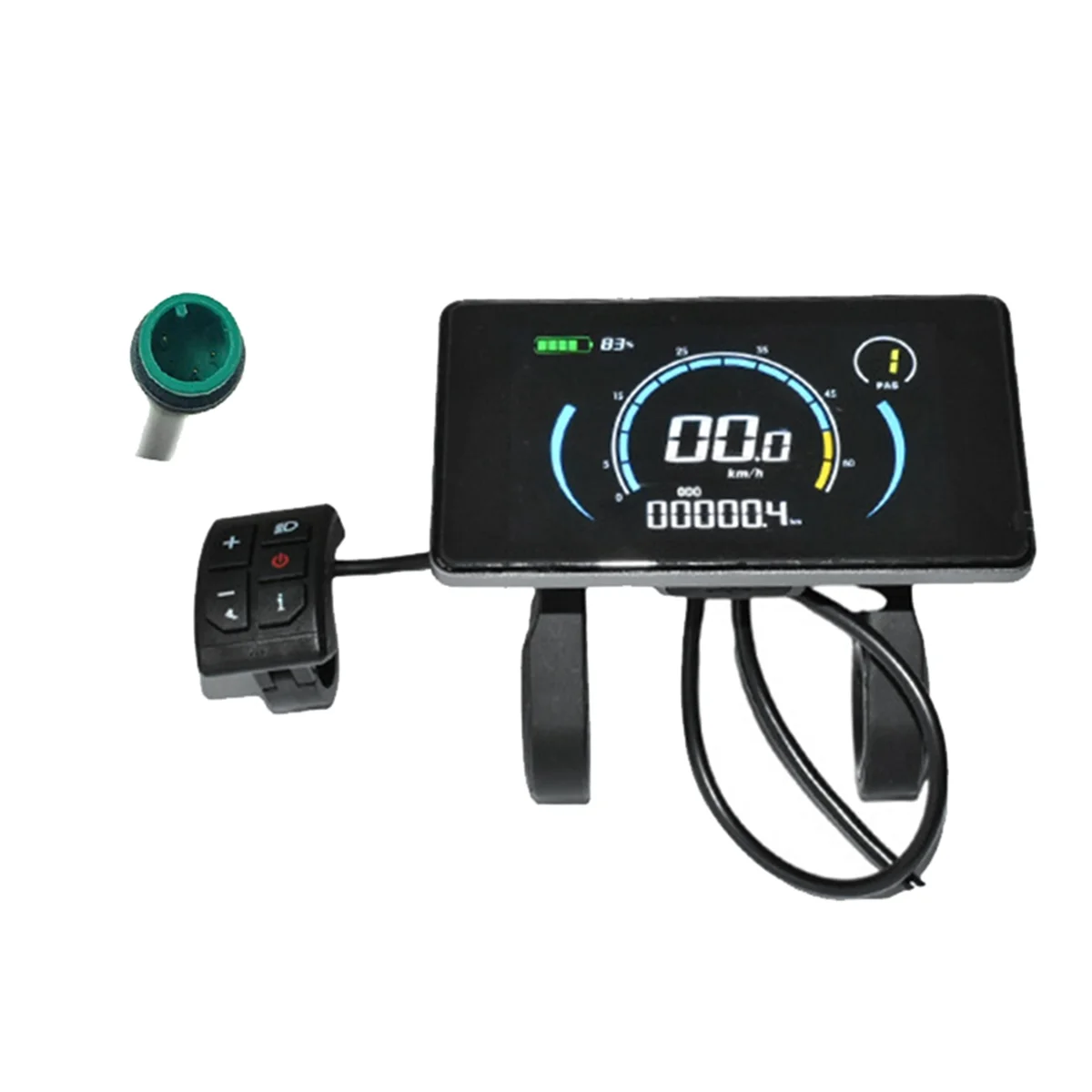 Electric Bike Colorful 808 LCD Display Meter 24V-72V Waterproof Connection Plug Ebike  ligent Display