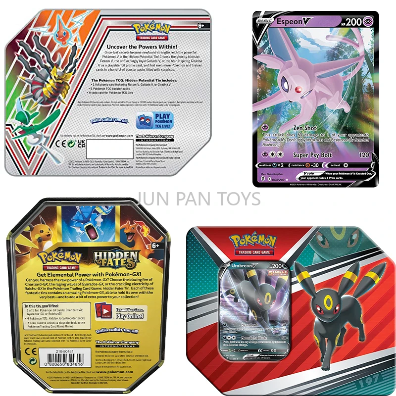 Original Pokemon TCG Premium Collection EX Vbox Celebrations Arceus Pokémon GO Trading Card Game V Union Star GX MAX Card Toys