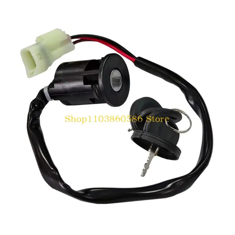 

242A Universal Motorcycle Ignition Switches Key With Anti Theft Design And Weatherproof Construction For Smooth Engine Start