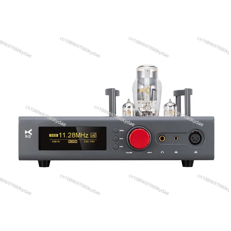 

TA-32 Bluetooth5.1 Electronic Tube HiFi DAC Headphone Amplifier 3000mW Balanced Output with 3.12-inch OLED Screen