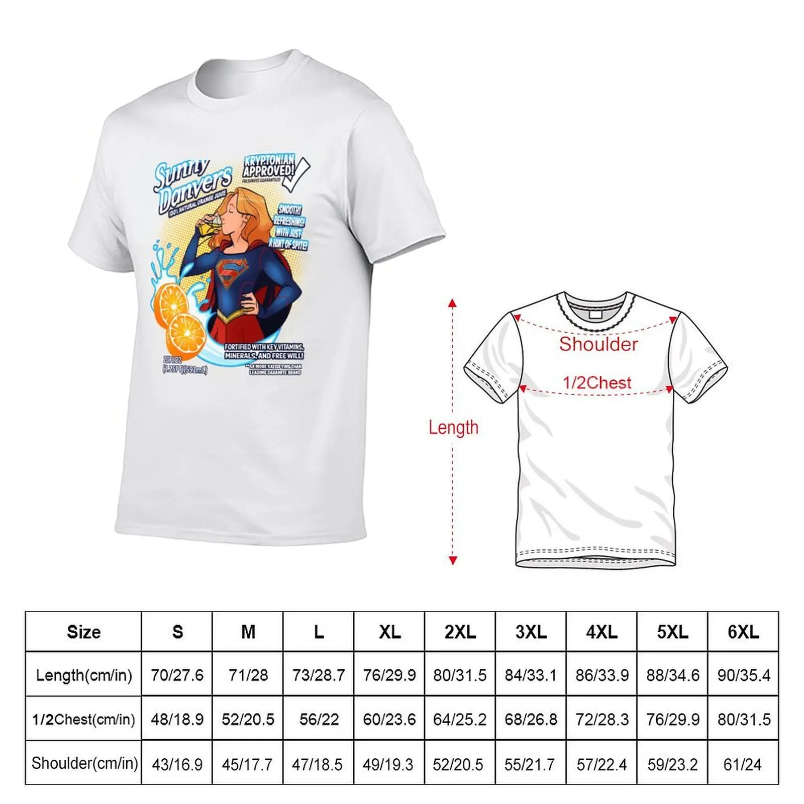 Sunny Danvers T-Shirt cotton graphic tees cotton man t-shirts Men's clothing
