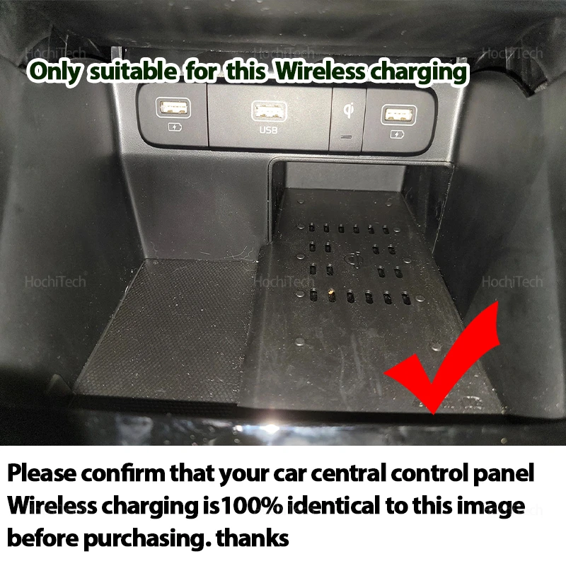 Wireless Charging Silicone Pad For Kia Sorento MQ4 2021-2023 2024 2025 Central Control Charger Protector Cover Anti-Slip Mat