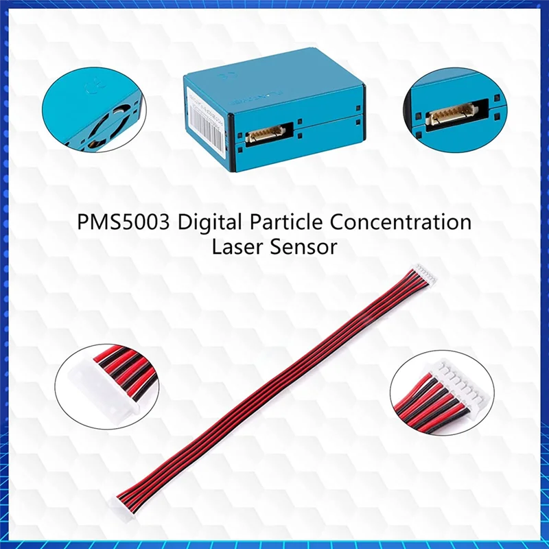 PMS5003 مستشعر تركيز الجسيمات الرقمية/مستشعر عالي الدقة للكشف عن جودة الهواء المناسبة للمنزل الذكي