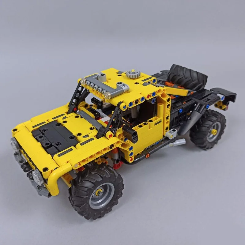 665 قطعة MOC شاحنة الكأس النموذج الفني اللبنات العمارة لتقوم بها بنفسك الإبداعية هدية الكريسماس فكرة التعليم لعبة الطوب للأطفال #2