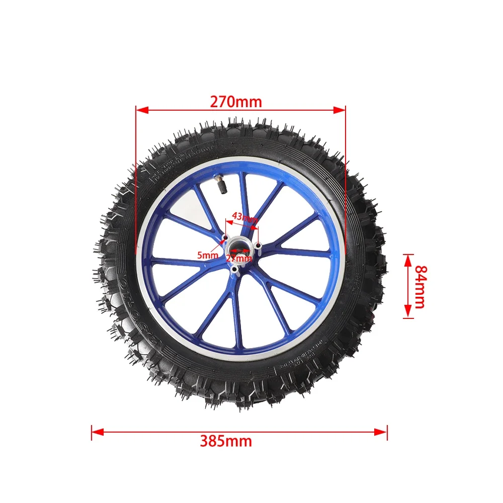 10 inch tires aluminum rims quality motorcycle rubber inner and outer tire wheels for 2.50-10 dirt bikes motocross motorcycles