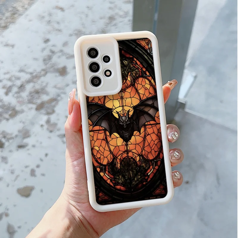 Creative Ancient Card Bat Pattern Phone Case for Motorola Moto Edge 50 Fusion 40 Neo E40 E32 G85 G84 G75 G54 G24 G05 Soft Covers
