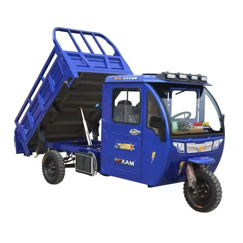 Electric Cargo Tricycle 1000W 60V Enclosed Body For Commercial Delivery 400KG Load Capacity 30-70KM/H Speed