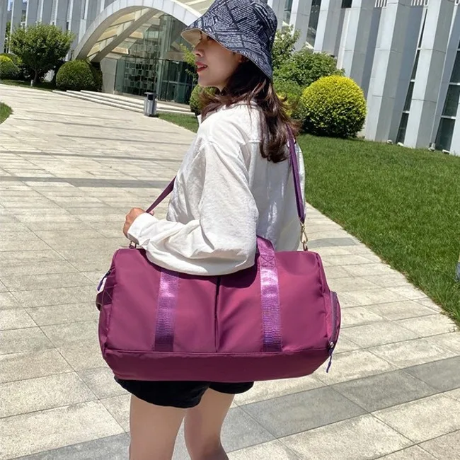 Fitness Bag for Women Multi-functional Dry-wet Separation Water-proof Large-capacity Yoga Bag for Travel Sport Duffle Bag
