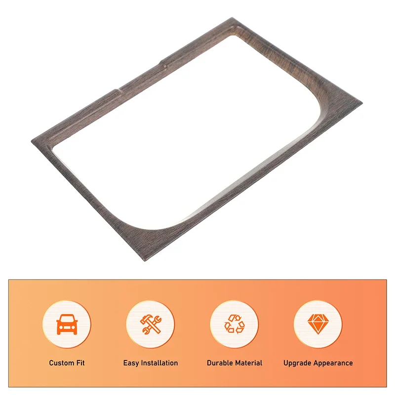 ABS Carbon Fiber For Land Rover Discovery Sports 2024+ Car central control water cup frame decoration sticker car accessories