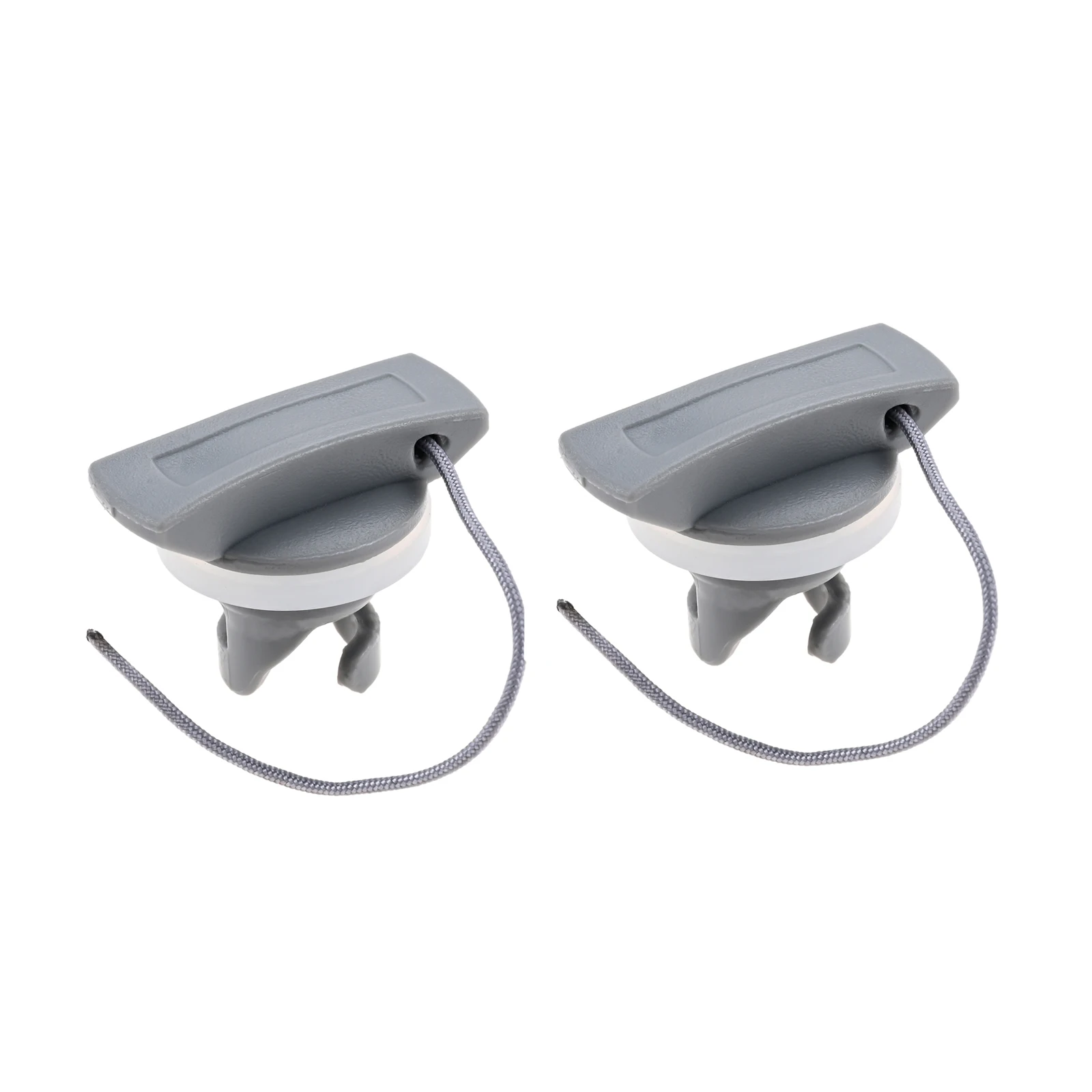 

2/4 шт. крышка клапана для каяка, серая односимвольная крышка воздушного клапана с веревкой, спиральная воздушная пробка для каяка, лодки, надувная лодка, доска для серфинга