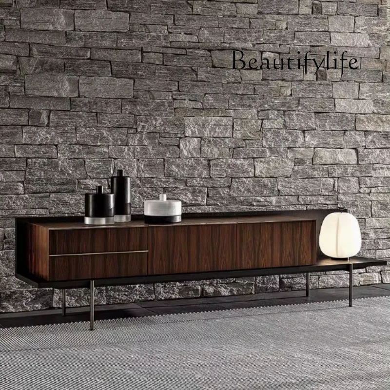 

Smart Home240Cm Storage TV Stand Nordic Narrow Organizer Walnut Black Tv Cabinet Universal Designer Fernsehen Tisch Furniture Ho
