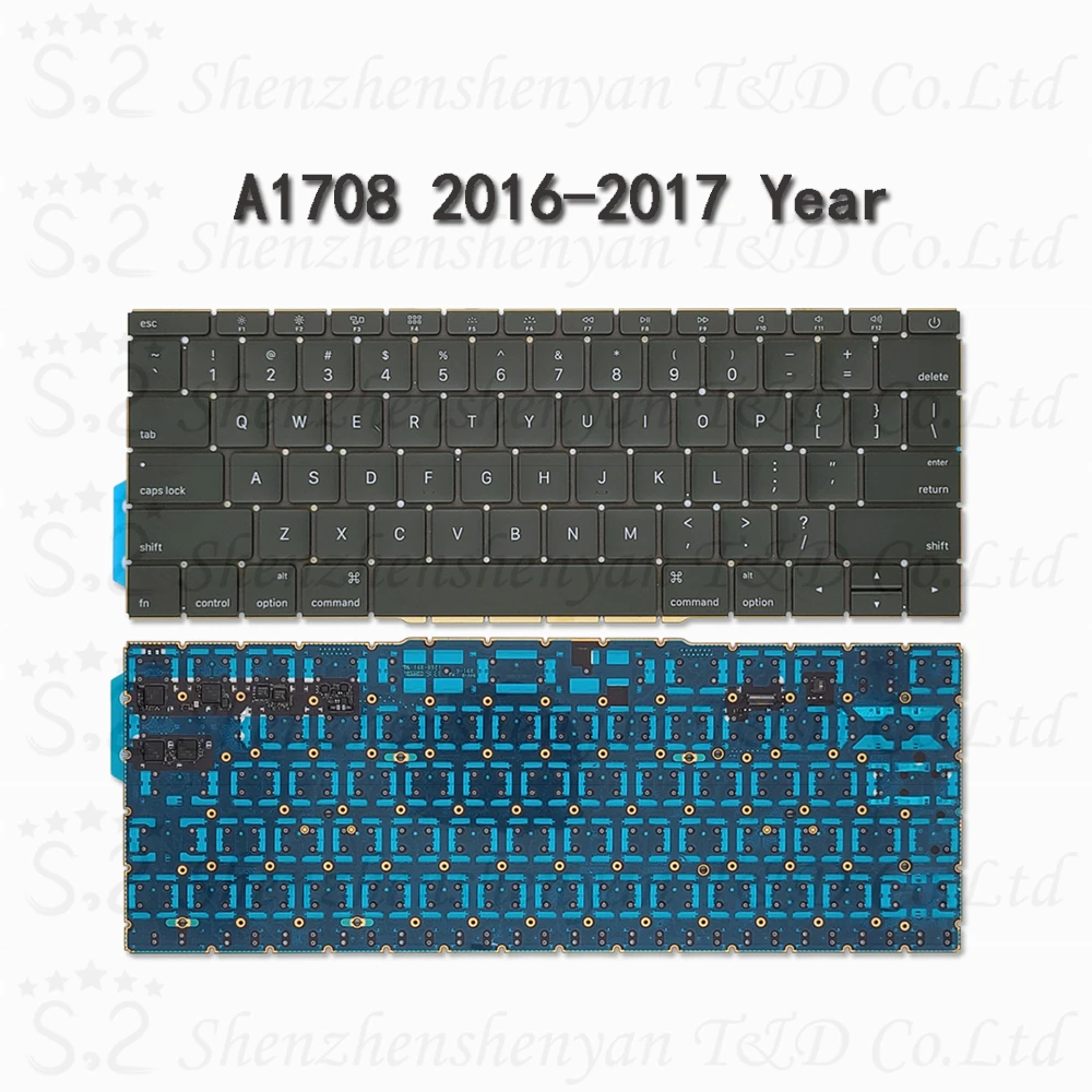 Teclado de repuesto para ordenador portátil, accesorio para Macbook Pro Air Retina A1534, A1706, A1707, A1708, A1990, A2141, A2337, A2338, A2442, A2681