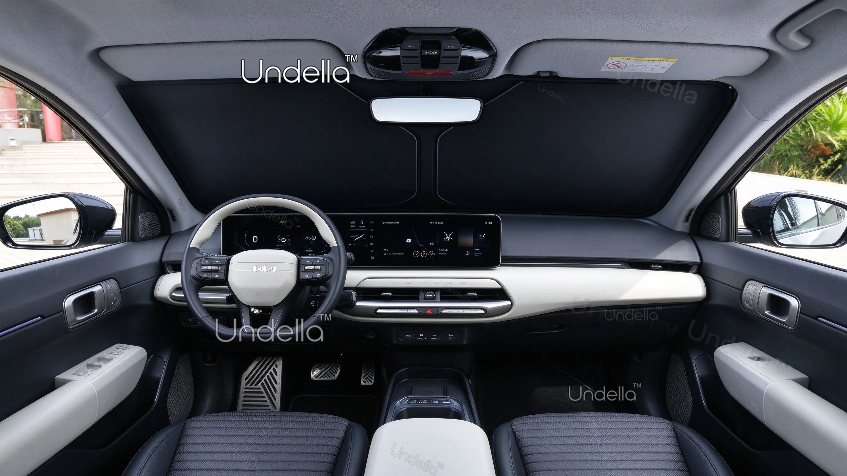 For Kia EV4 2025 2026 2027 Car Sun Visor Front Windshield Sunshade Heat Insulation Cover Anti-UV Car Accessories