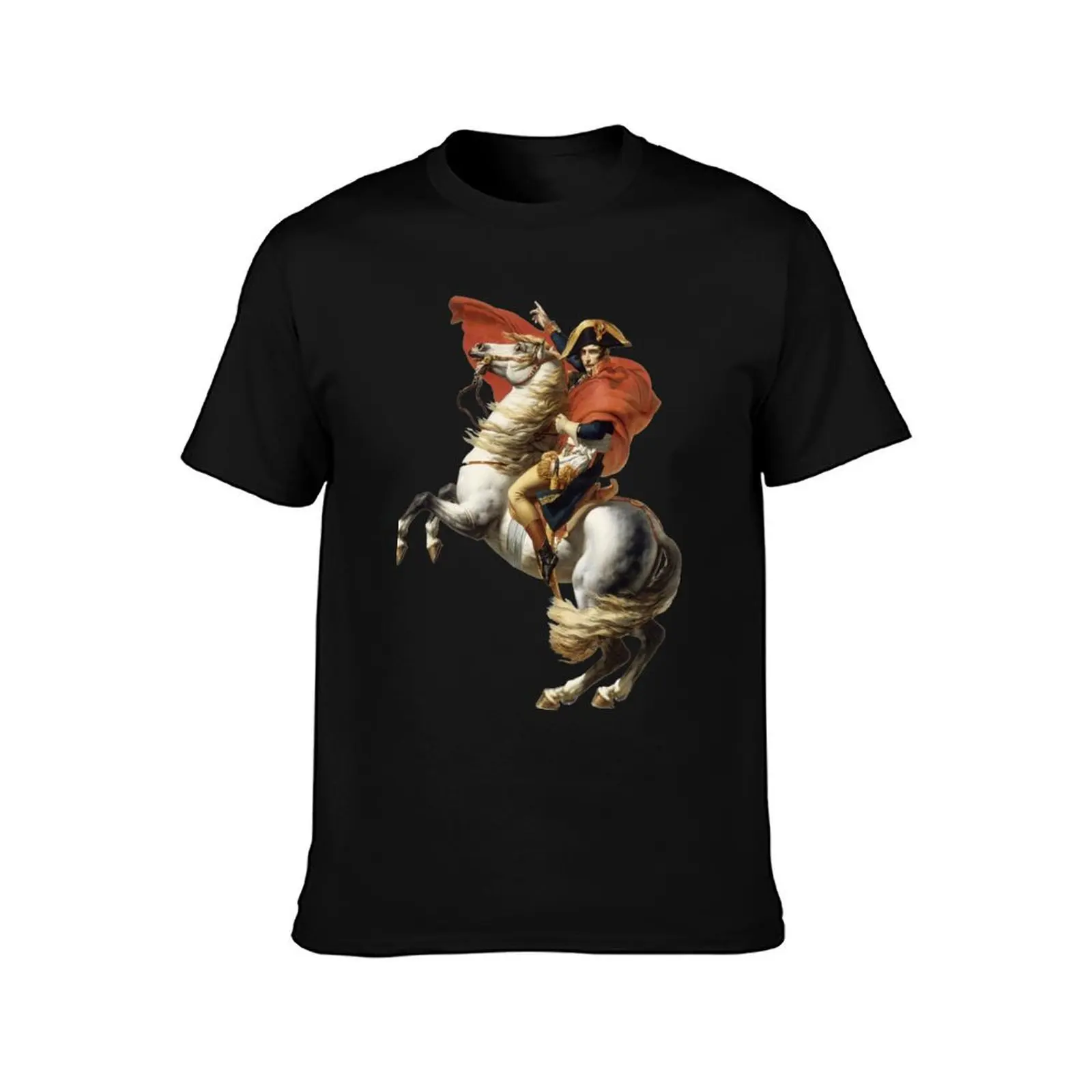 Napoleon Art Delacroix Inspired T-Shirt Fashion Casual Short Sleeve Top