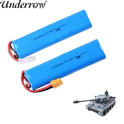 O dużej pojemności 7.4v 5600mAh 18650 bateria Lipo dla Henglong 3818 3819 3838 3839 3848 3858 3868 3878 Ect 1/16 zbiornik RC