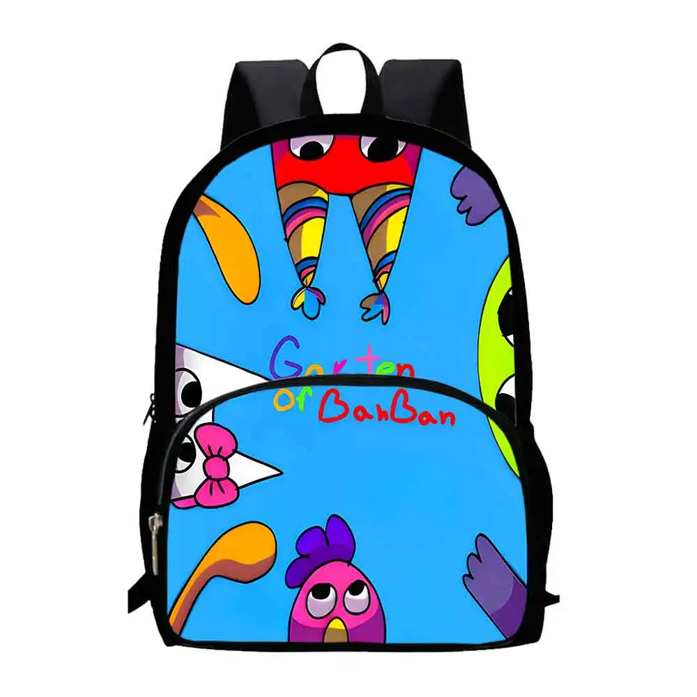 Garten Prints of Banban School Backpack, Sacos escolares dos desenhos animados para meninos e meninas, sacos de livros para crianças, Grade1-5