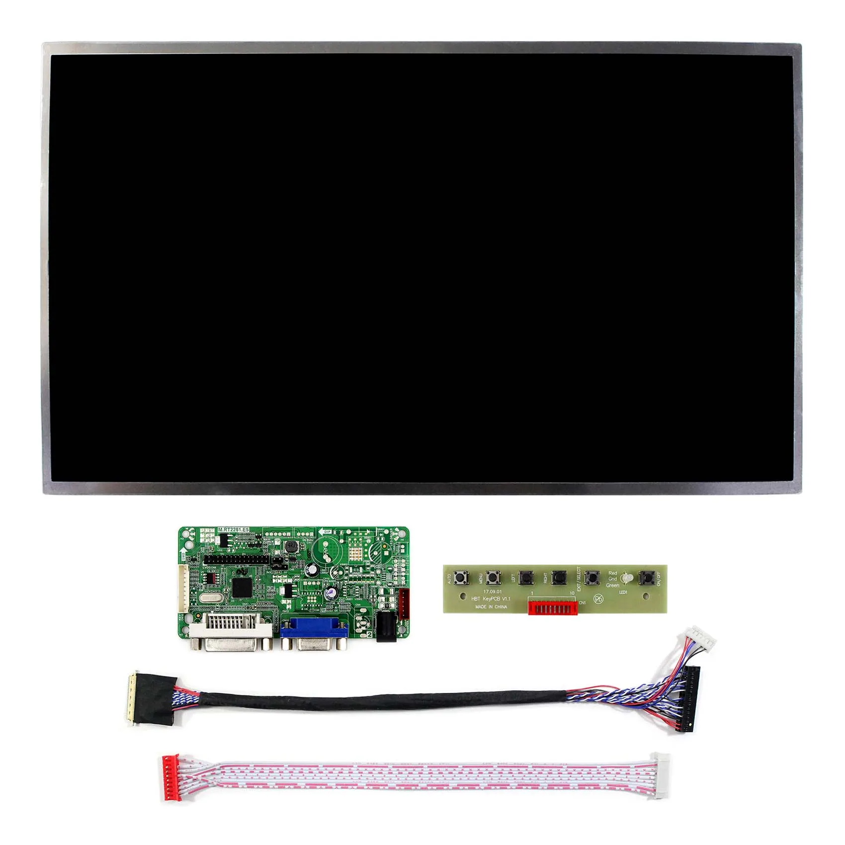 Плата контроллера ЖК-дисплея DVI VGA с 15,6-дюймовым ЖК-дисплеем B156HW01 LP156WF1 N156HGE 1920*1080