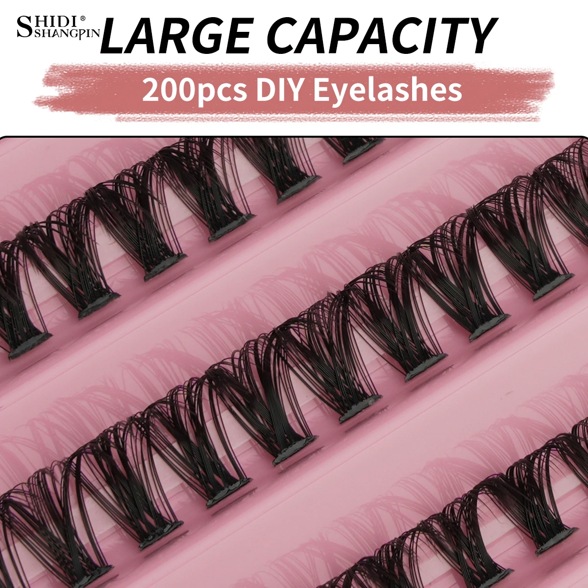 DIY False Lash Clusters Extension Kits 50D-120D Bond and Seal 2-in-1 Natural Fluffy Wispy Faux Wimpernverlängerungen Makeup Tools