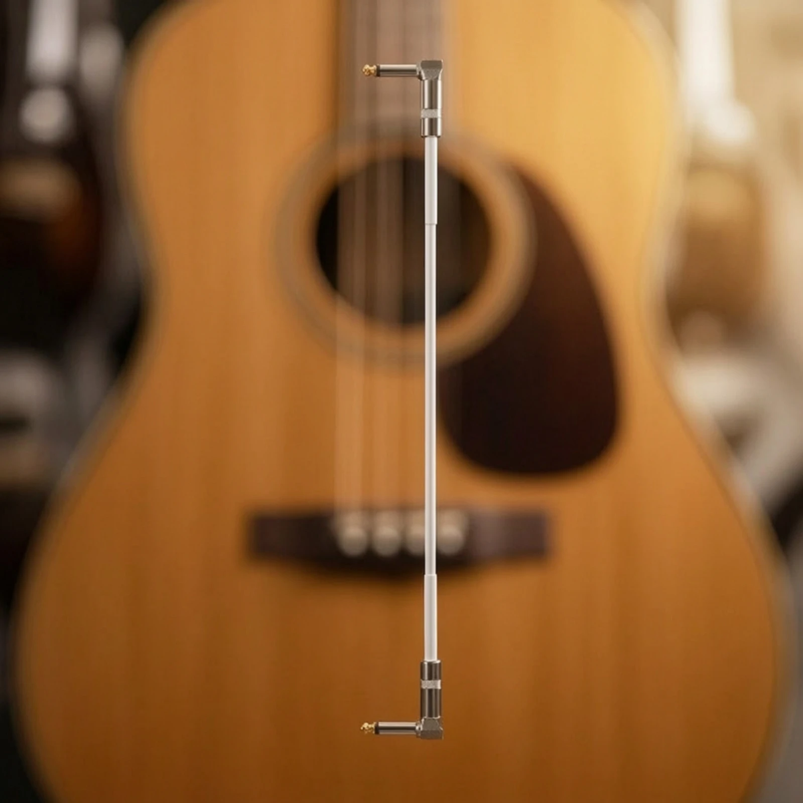 Guitar Effects Connector Cable Noise-Reducing Guitar Interconnect Cable Long-Lasting Noiseless for Guitarists, Stage
