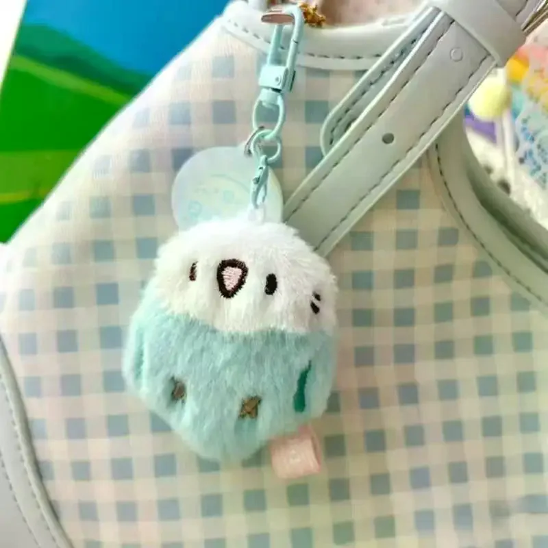 Poupée en peluche perroquet oiseau mignon, 1 pièce, jouets en peluche doux, décoration suspendue Kawaii, porte-clés pendentif pour sac à dos, cadeaux pour enfants