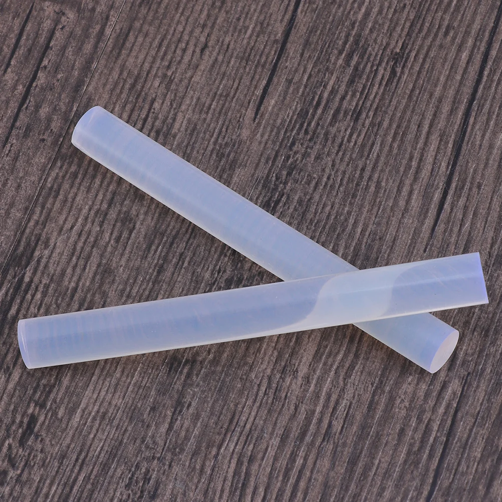 

50Pcs Hot Melt Glue Sticks Transparent Universal Fit Mini Glue Gun Fast Melting Non Toxic Luster Strong Hold for Wood Metal