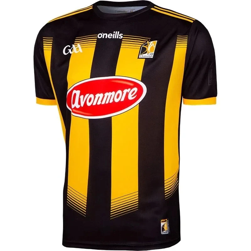 Kids Boy Breathable Clothes 2024 Gaa Kilkenny Antrim New York Donegal Langford Olive T-Shirt Adult And Children's Training Shirt