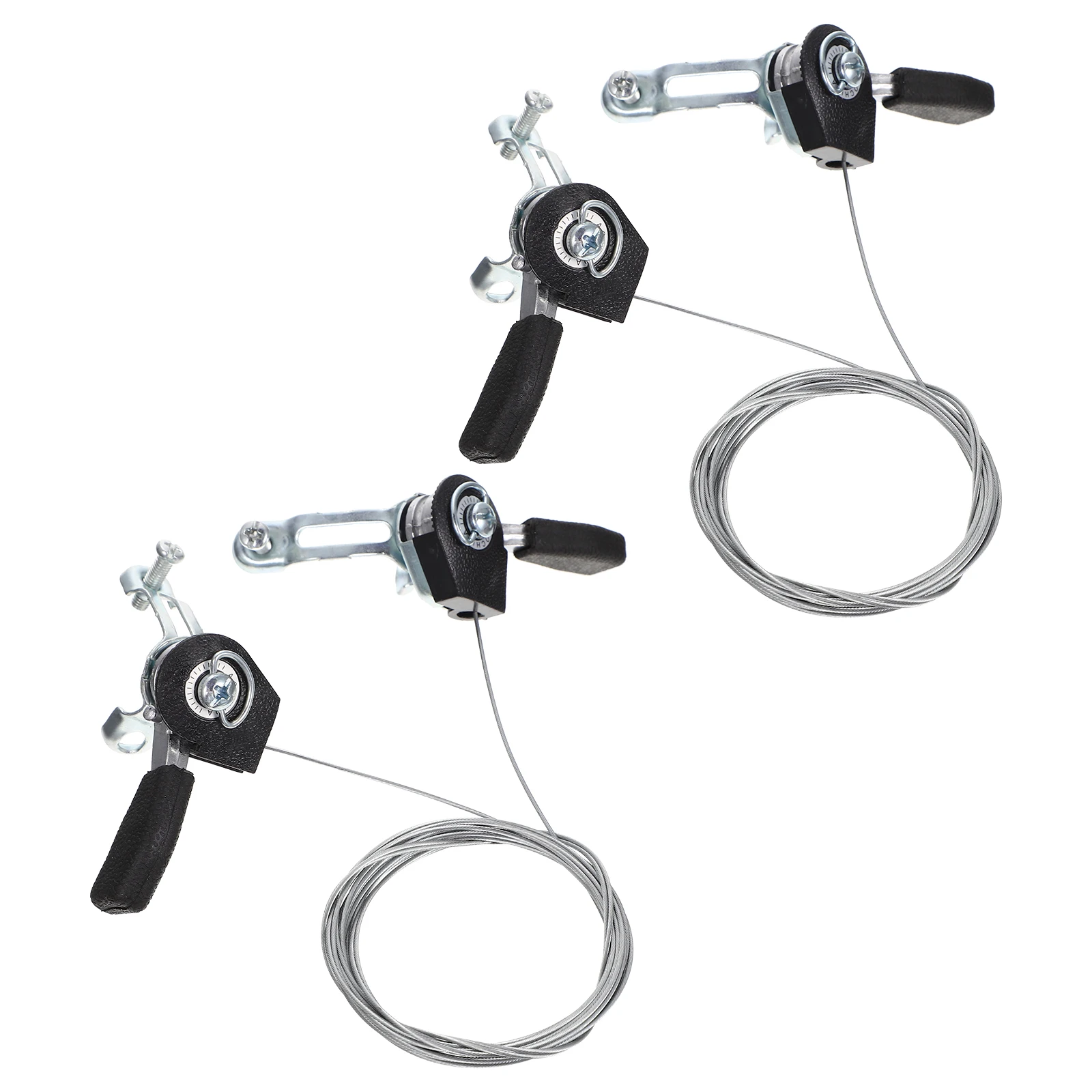 

2Pcs Lightweight Aluminum Thumb Shifter Bike Handlebar Brake Lever Set 3x7 Bicycle Gear Shifter Bike Shifting Tool