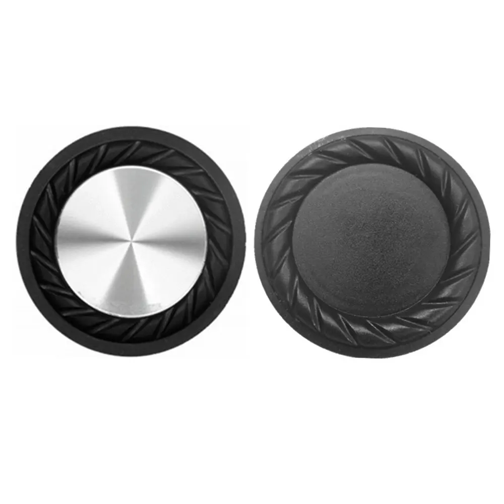 65MM Speaker Bass Radiator Passive Diaphragm Metal Brushed Silver Black Vibration Membrane DIY Speaker Accessories