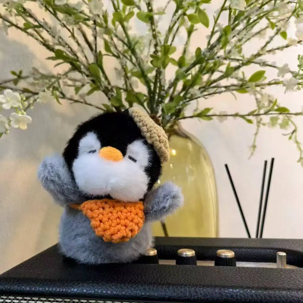 Nieuwste schattige pinguïn rugzak hanger sleutelhanger pop Kawaii gevulde knuffel pop cartoon anime schattig kussen kindercadeau