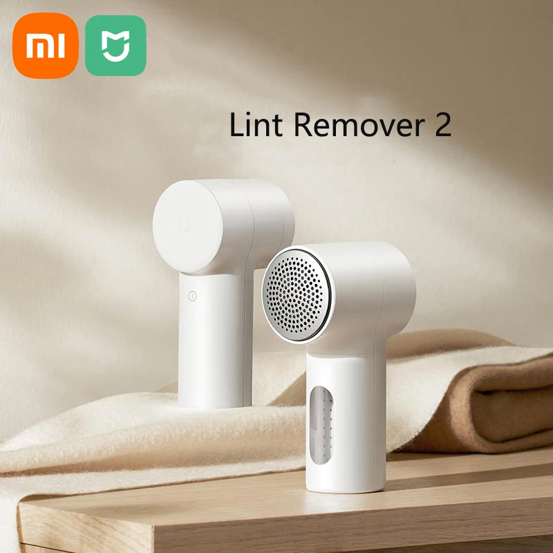 2025 New Xiaomi Mijia Lint Remover 2 Clothes Rechargeable Fuzz Pellet Fabric Shaver Trimmer Machine Hair Balls Removers Portable