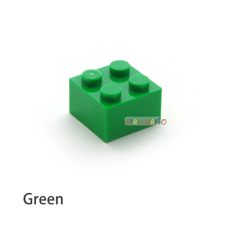 300 stücke Dicke 2x2 Punkte DIY Bausteine Zahlen Bricks Pädagogisches Kreatives Kunststoff Spielzeug für Kinder Kompatibel mit 3003