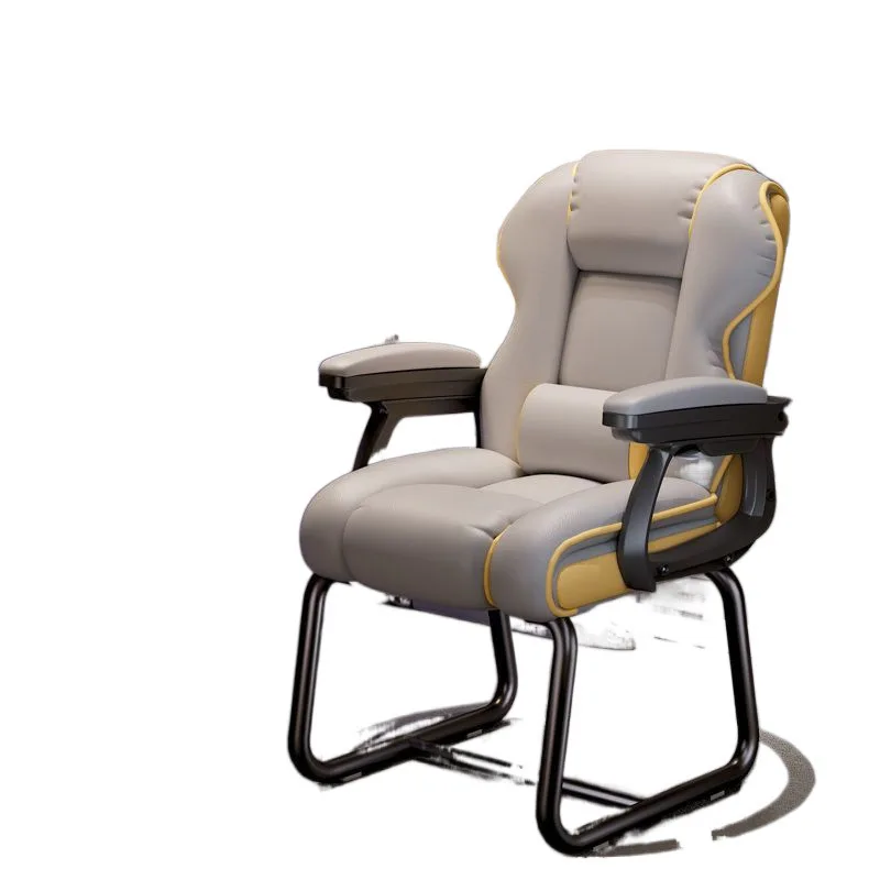 Computer chair comfortable and sedentary, bow chair, home office reclining sofa chair